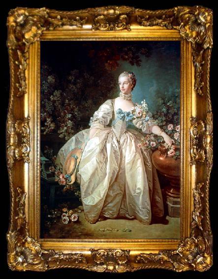 framed  Francois Boucher Madame Bergeret, ta009-2